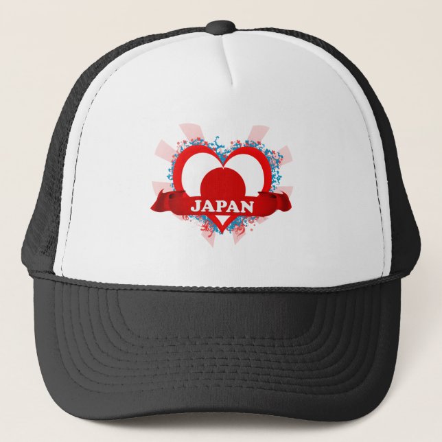 Boné Vintage eu amo Japão (Frente)