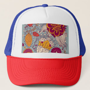 Boné Vintage Floral Elegante