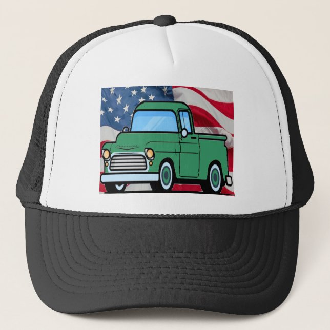 Boné Vintage Green Truck (Frente)
