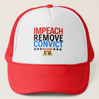 Boné Vintage Impeach Remove Convict No Kings Desde 1776