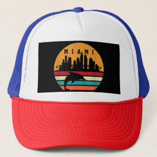 Boné Vintage Miami Dolphin Silhouette Souvenir Dolp, 80