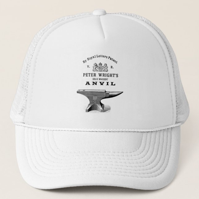 Boné Vintage Peter Wright Anvil Blacksmithing (Frente)