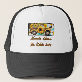 Boné Vintage Sunflower Trucker. Harris - Walz 2024