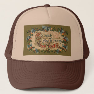 Boné Vintage Victorian, para lhe desejar um Feliz ano n