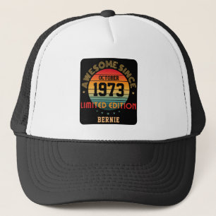 Boné Vintagem do Nome do Mês do Aniversário Fantástico 