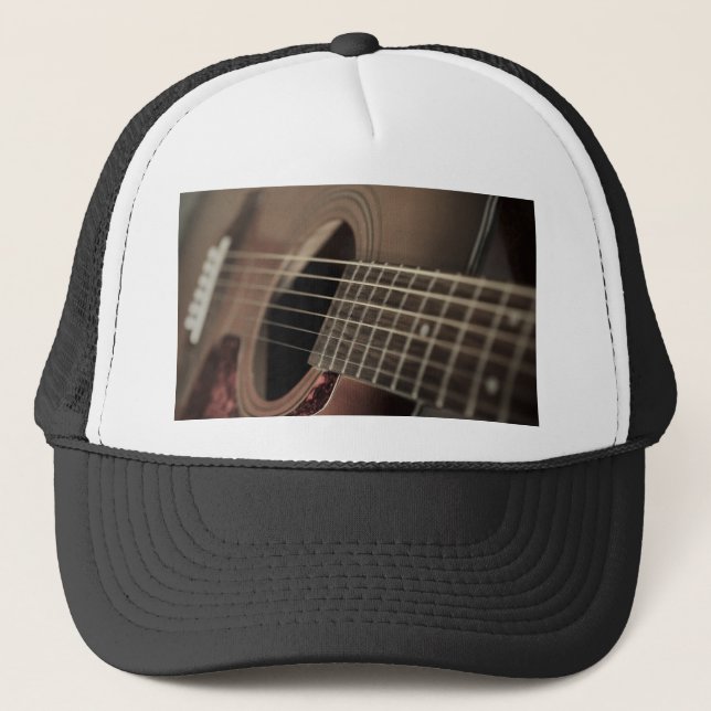 Boné Violão Acústico de Seis Cordas (Frente)