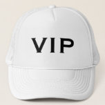 Boné VIP Muito importante chapéu exclusivo de camionist<br><div class="desc">VIP Muito Importante chapéu exclusivo de camionista. Boné preto e branco com tipografia elegante. Vestido para aniversário,  evento,  casamento e muito mais.</div>