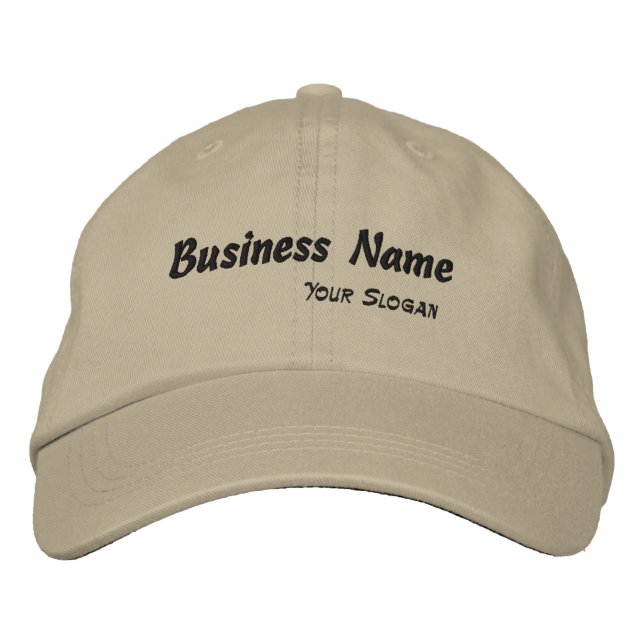 Boné Visor Nome da Empresa Texto Personalizado Tangerin (Frente)
