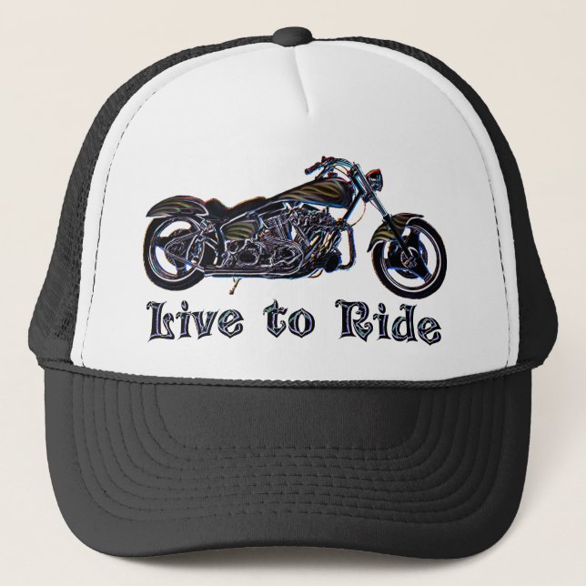 Boné Viva para montar o chapéu de néon da motocicleta (Frente)