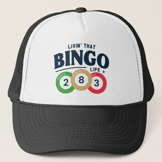 Boné Vivendo Essa Vida Bingo (Frente)