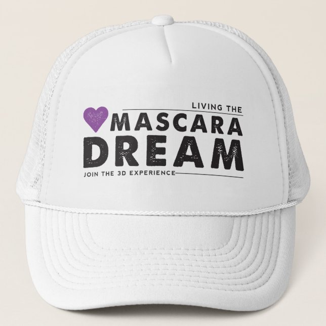 Boné Vivendo o chapéu do estilo do camionista do sonho (Frente)