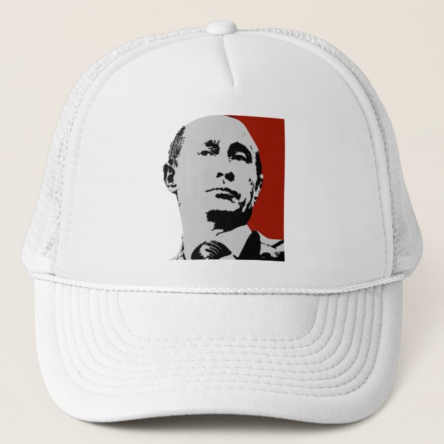 Boné Vladimir Putin Vermelho (Frente)