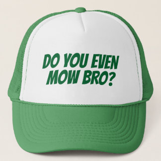 Boné Você Até Mow Bro? Lawn Mower Trucker Hat