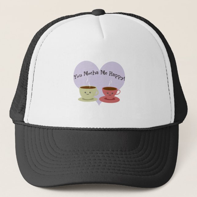 Boné Você Me Mocha Feliz (Frente)