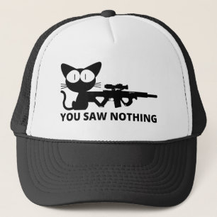 Boné Você Não Viu Nada Gato