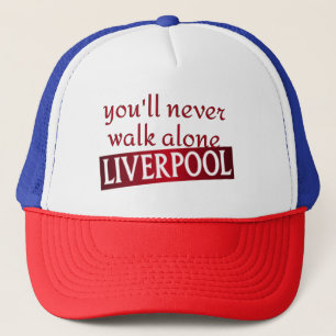 Boné Você nunca andará sozinho Liverpool