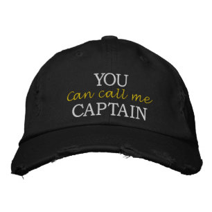 Boné Você Pode Me Chamar de Capitão