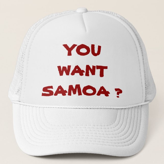 BONÉ VOCÊ QUER SAMOA? (Frente)