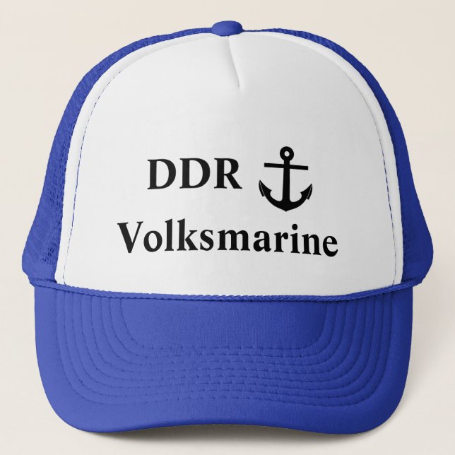 Boné VolksMarine DDR, Marinho da Alemanha Oriental (Frente)