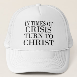 Boné voltar-se para Cristo em tempos de crise