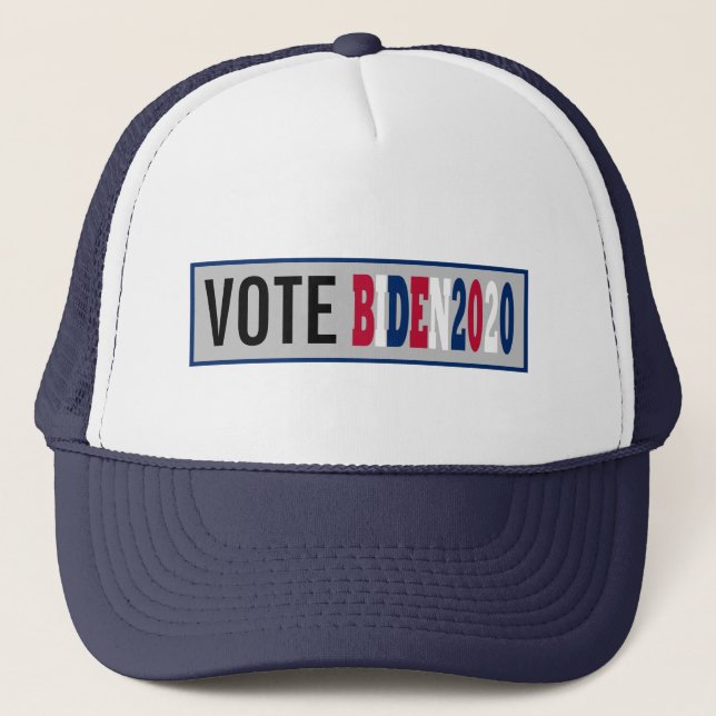 Boné Votação Biden 2020 Tipografia Presidencial (Frente)