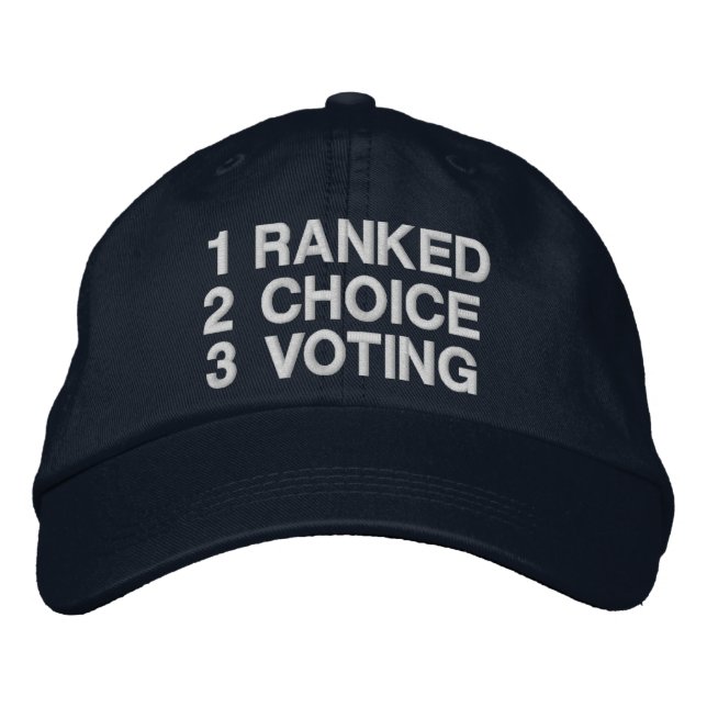 Boné Votação por Escolha Classificada (Frente)