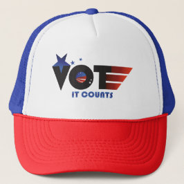 Boné Votar - conta com o chapéu do caminhoneiro