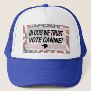 Boné Vote Dog com Bandeira Americana
