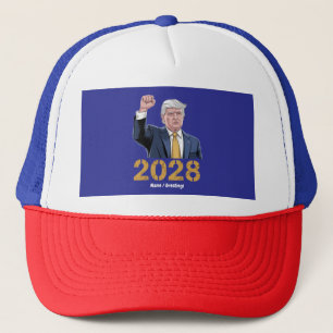 Boné Vote Donald Trump 2028 Pro Trump USA Flag