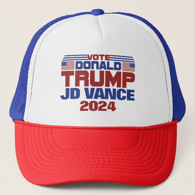 Boné Vote Donald Trump JD Vance 2024 (Frente)