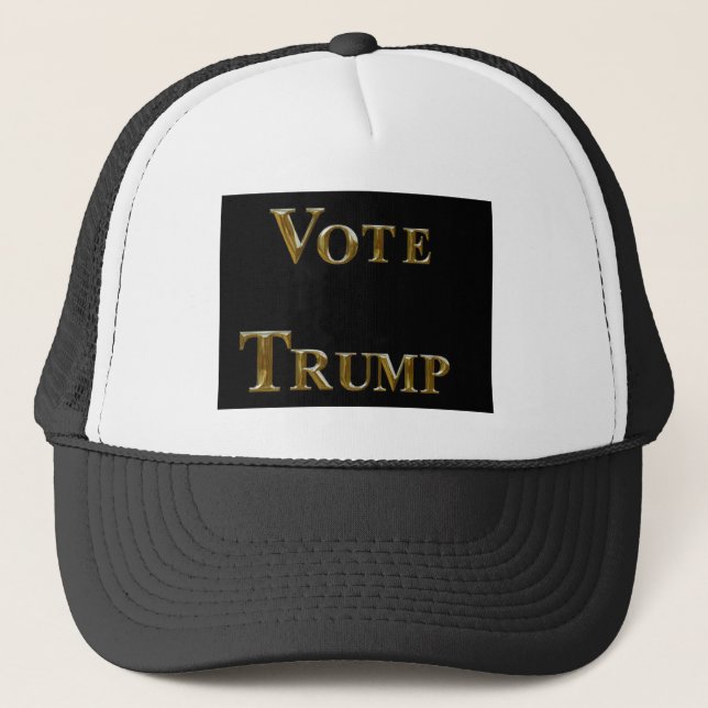 Boné VOTE O TRUMP Trucker Hat (Frente)