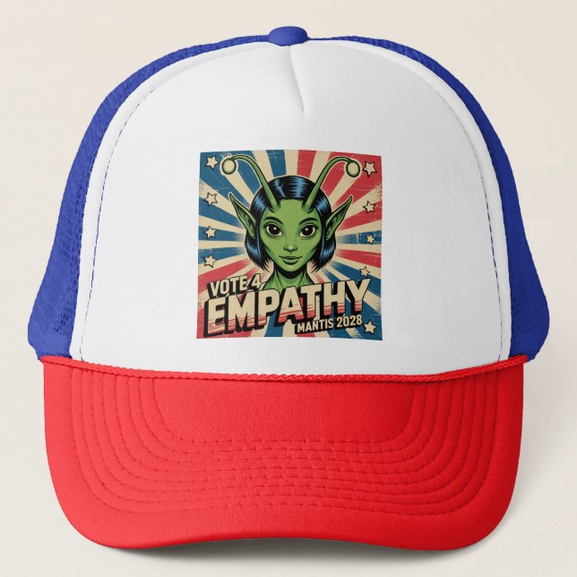 Boné Voto 4 Empatia / Mantis 2028 - Trucker Hat (Frente)
