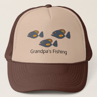 Boné Vovô está Pescando