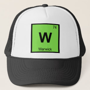 Boné W - Warwick Rhode Island Química Símbolo da Cidade