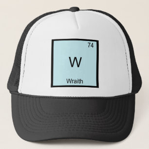 Boné W - Wraith Funny Chemistry Element Symbol T-Shirt