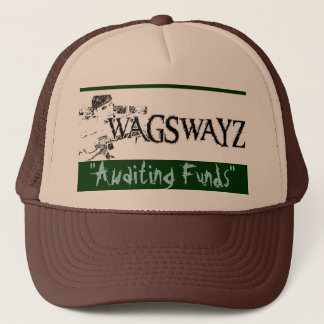 Boné wags2, "esperando financia" - personalizado