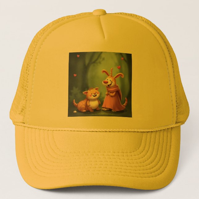Boné „Waldfreunde voller Herz – Ein magisches Treffen“ (Frente)