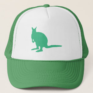Boné Wallaby. Animal em verde.