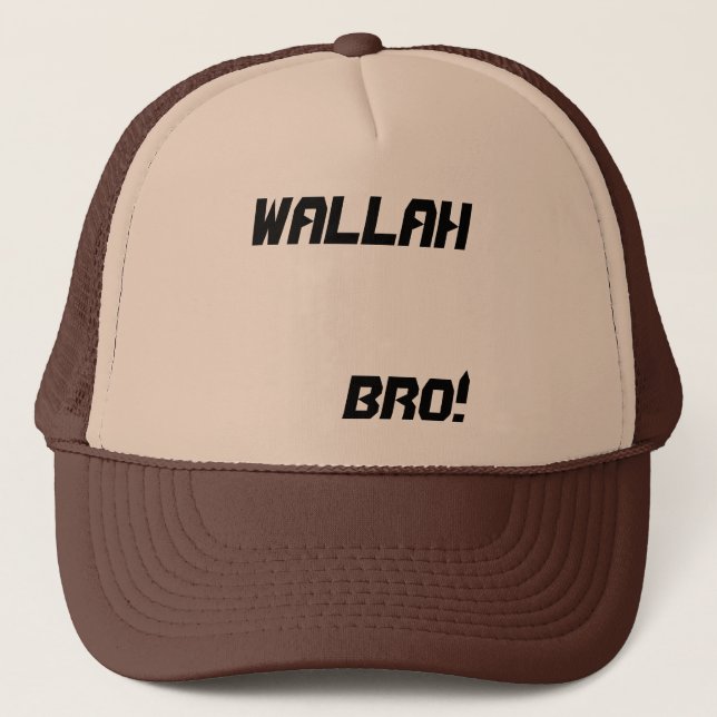 Boné Wallah Bro! Chapéu (Frente)