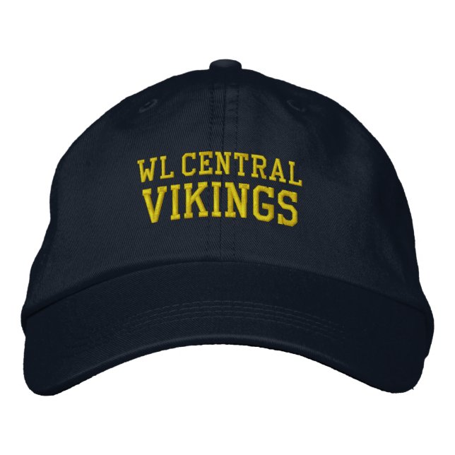 Boné Walled Lake Central Segundo grau Baseball Hat (Frente)
