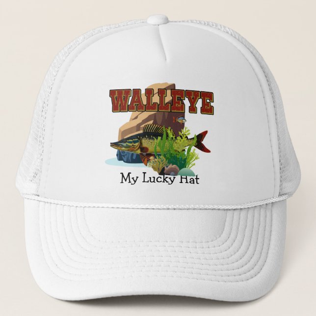 Boné Walleye "My Lucky Hat" (Frente)
