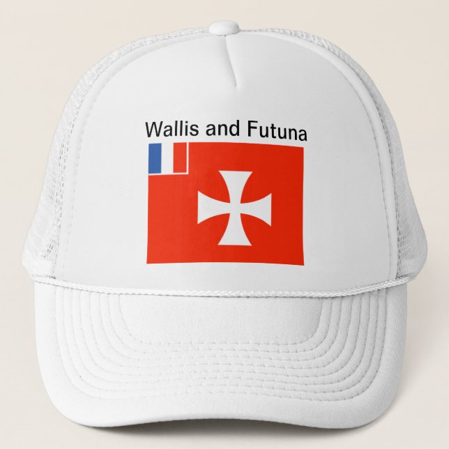 Boné Wallis e chapéu da bandeira de Futuna (Frente)