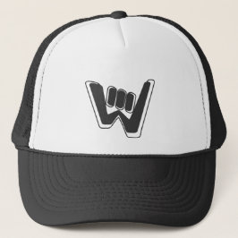 Boné Wave and Walk Charcoal Black Logo