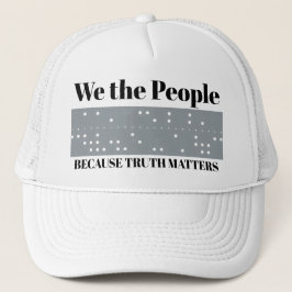 Boné We the People Because Truth Matters ITA2 Code