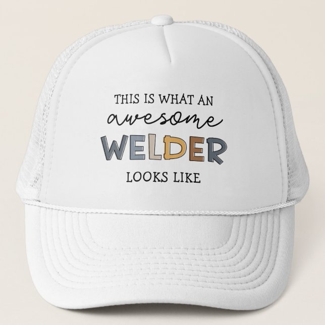 Boné Welder Funny Incrível Gifes do Solder (Frente)