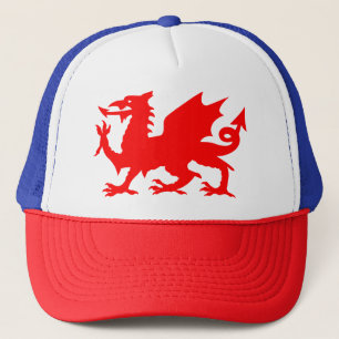 Boné Welsh Dragon Flag, Wales Dragon Flag, Inglaterra