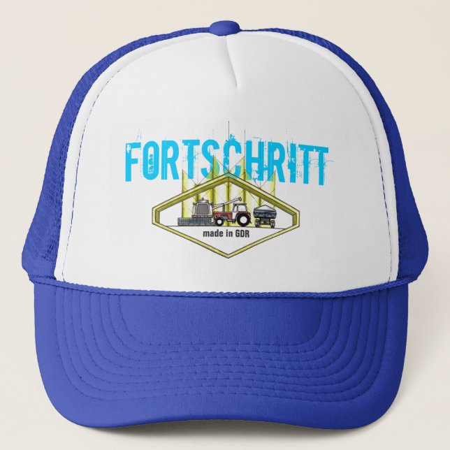 Boné Werbedesign DDR Kombinat Fortschritt (Frente)