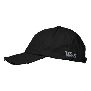 Boné "Wes" Nome Masculino Bordado,