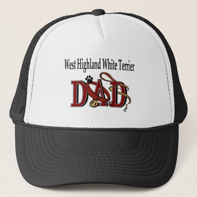Boné West Highland White Terrier Hat Pai (Frente)
