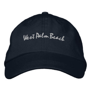 Boné West Palm Beach, Flórida, bordou o chapéu de beise
